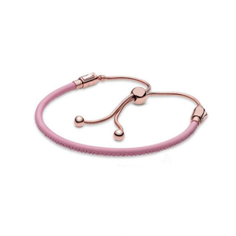 Shiny Slider Bracelet New Rose Gold Series