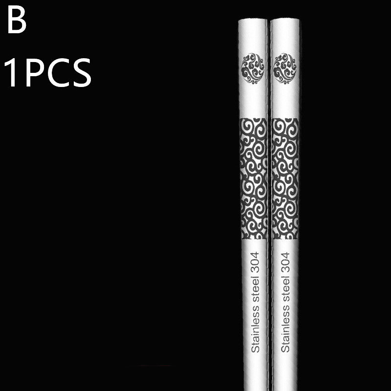 Stainless Steel Chopsticks Home Non-slip