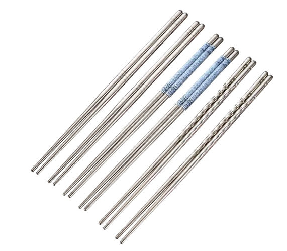 Blue And White Porcelain Stainless Steel Chopsticks