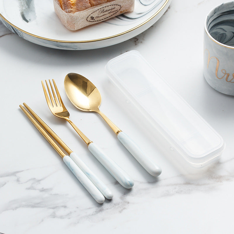 Stainless steel ceramic chopsticks