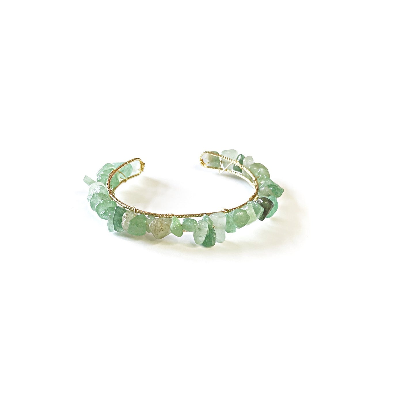 Women's Natural Crystal Gravel Winding Bracelet