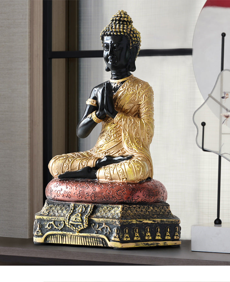 Chinese Feng Shui Ornaments of Ping An Buddha Statue