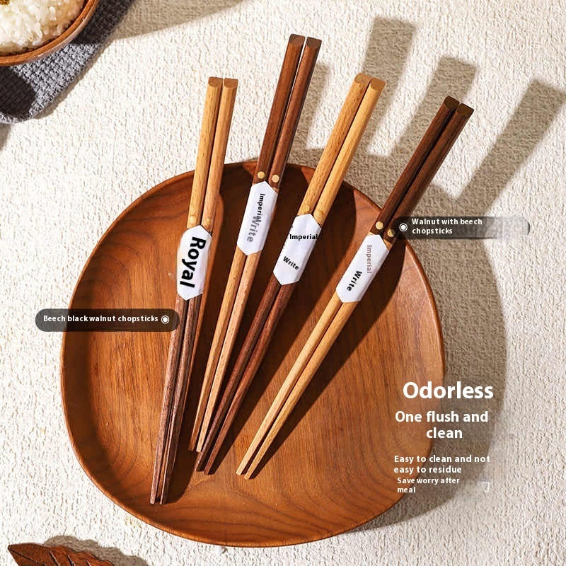 High-end Household Wooden Chopsticks Non-slip Tableware
