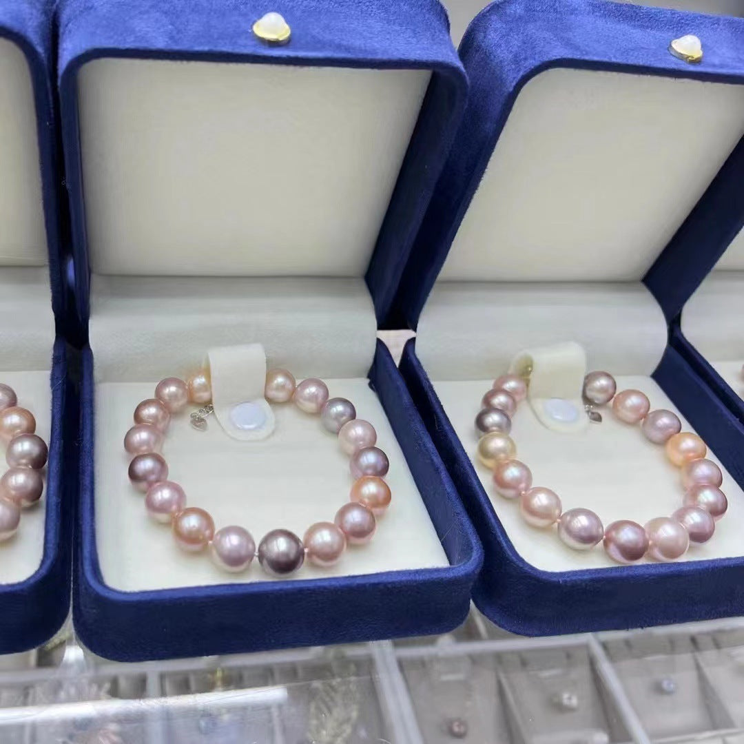New Fashion 9-10mm Candy Color Freshwater Pearl Bracelet