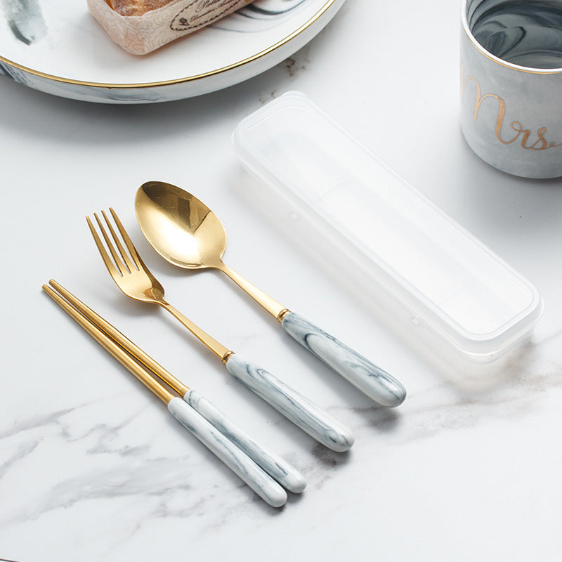 Stainless steel ceramic chopsticks