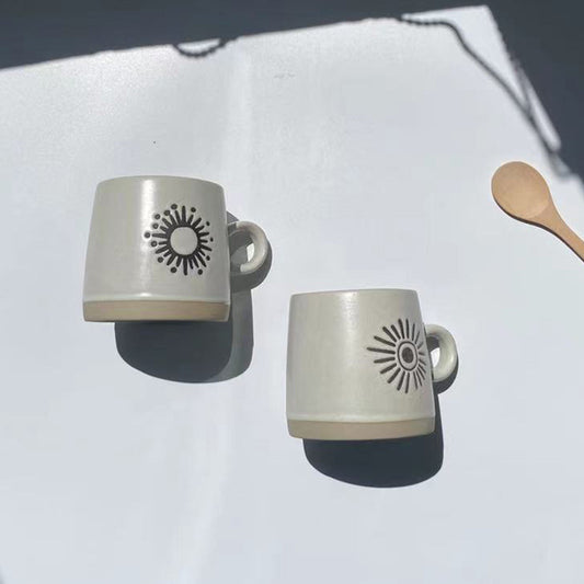 Japanese Style Coarse Pottery Cup Mug Gift