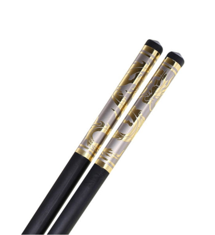 High-end Household Alloy Chopsticks Black Chopsticks Restaurant