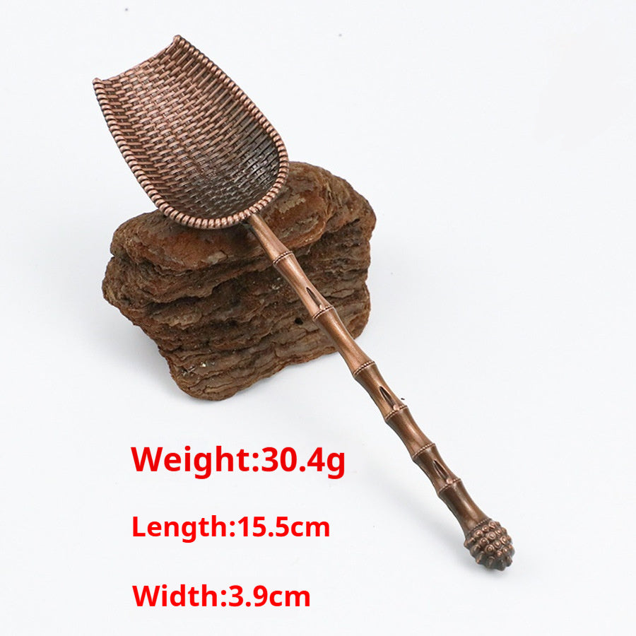 Utensils Alloy Antique Copper Tea Spoon