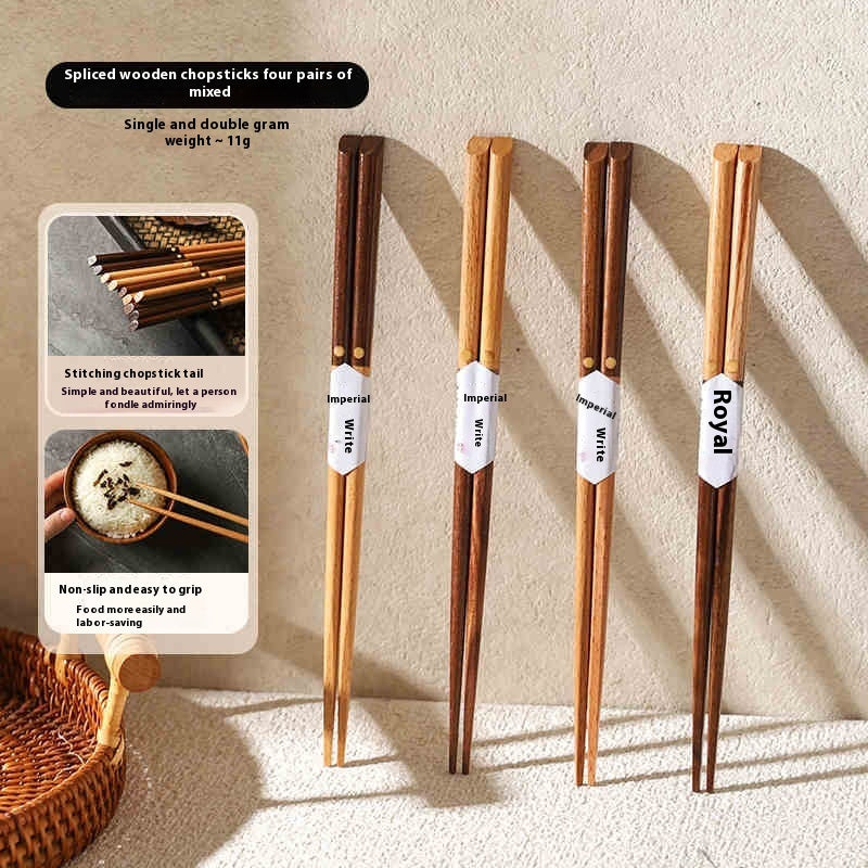High-end Household Wooden Chopsticks Non-slip Tableware