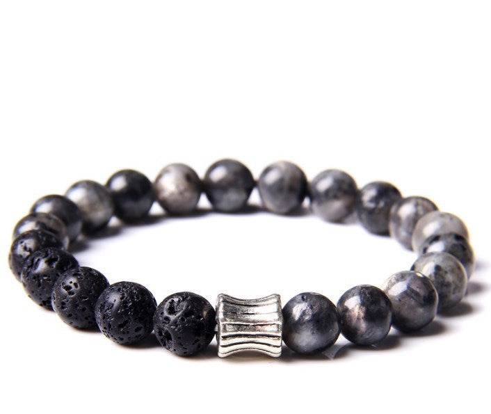 European And American Onyx Bead Bracelet