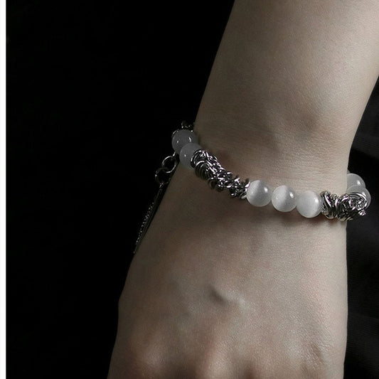 Ins Cold Wind Accessories Opal Stitching Senior Bracelet Women