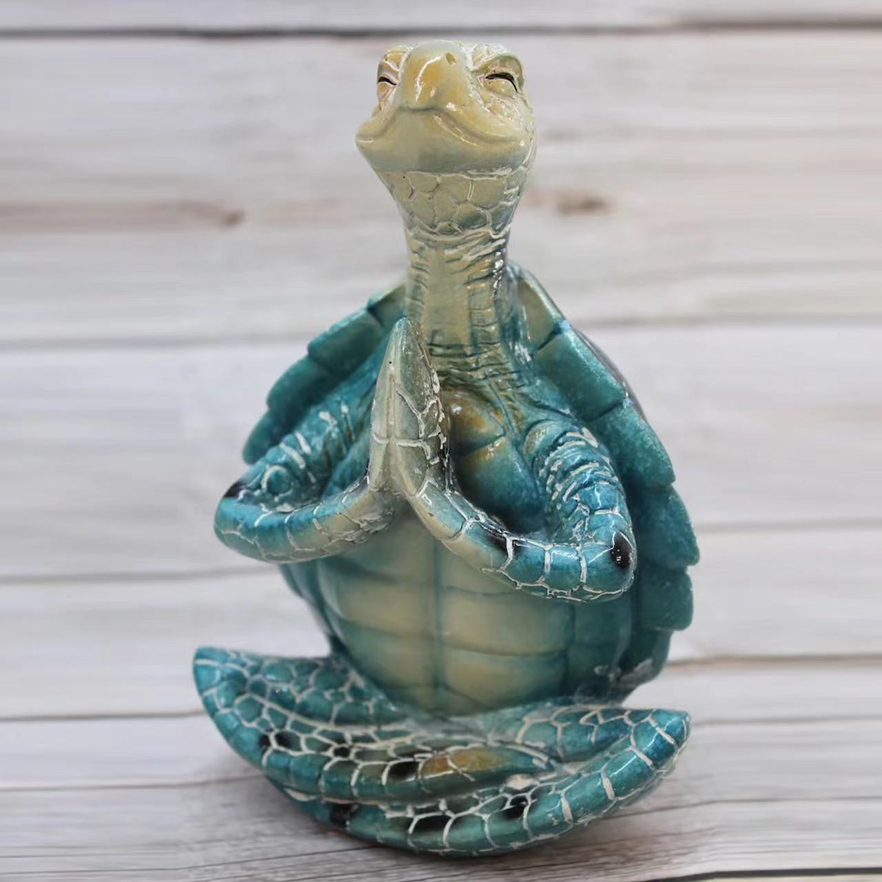 Yoga Meditation Turtle Turtle Turtle Animal Statue Ornaments