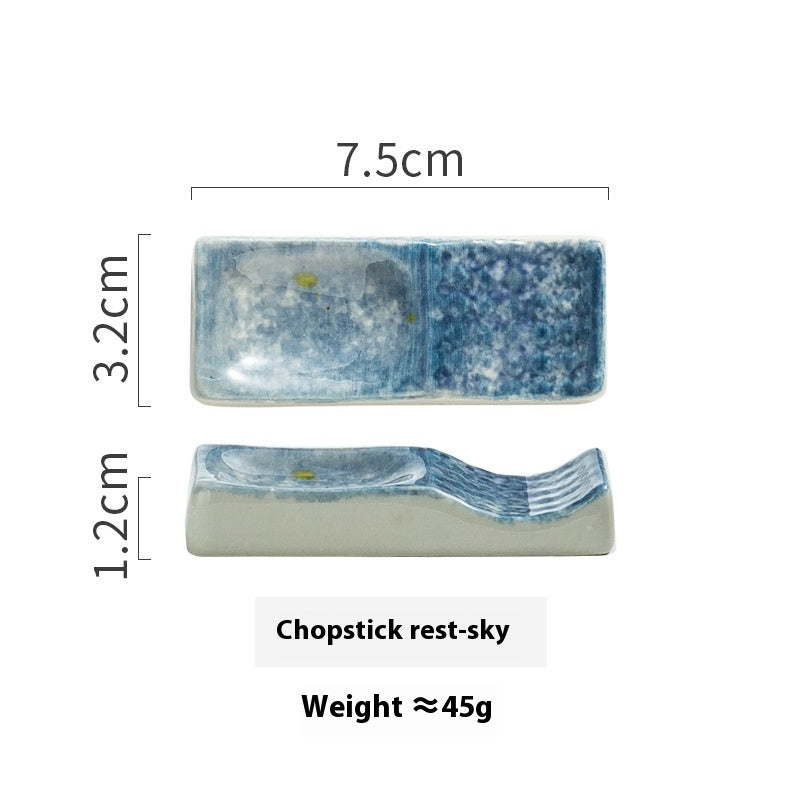Ceramic Chopsticks Rest Dual-use Chopsticks Holding Spoons