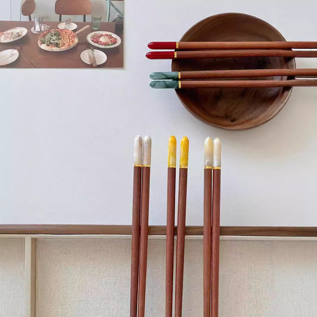 Top Red Sandalwood Chopsticks Household High-end