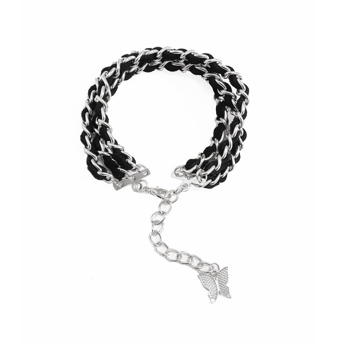 Creative Jewelry Fashion Simple Multi-layer Chain Flannel Bracelet