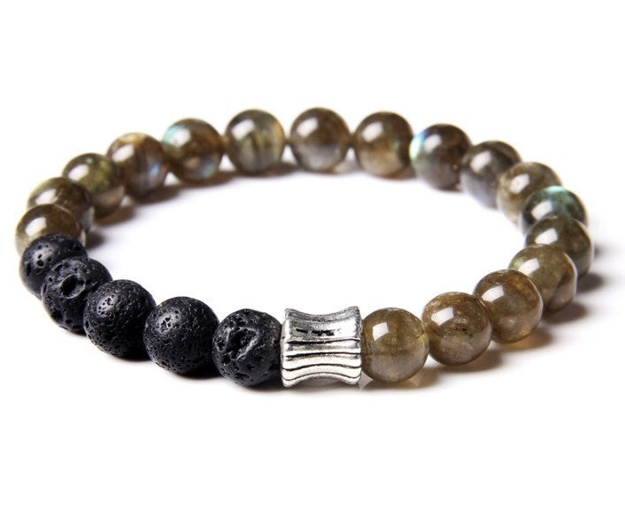 European And American Onyx Bead Bracelet