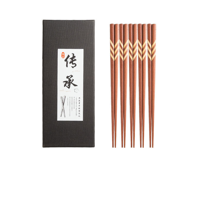 Japanese Mortise Style Chopsticks Gift Wooden Bowl Chopsticks Simple Rice Bowl Chopsticks