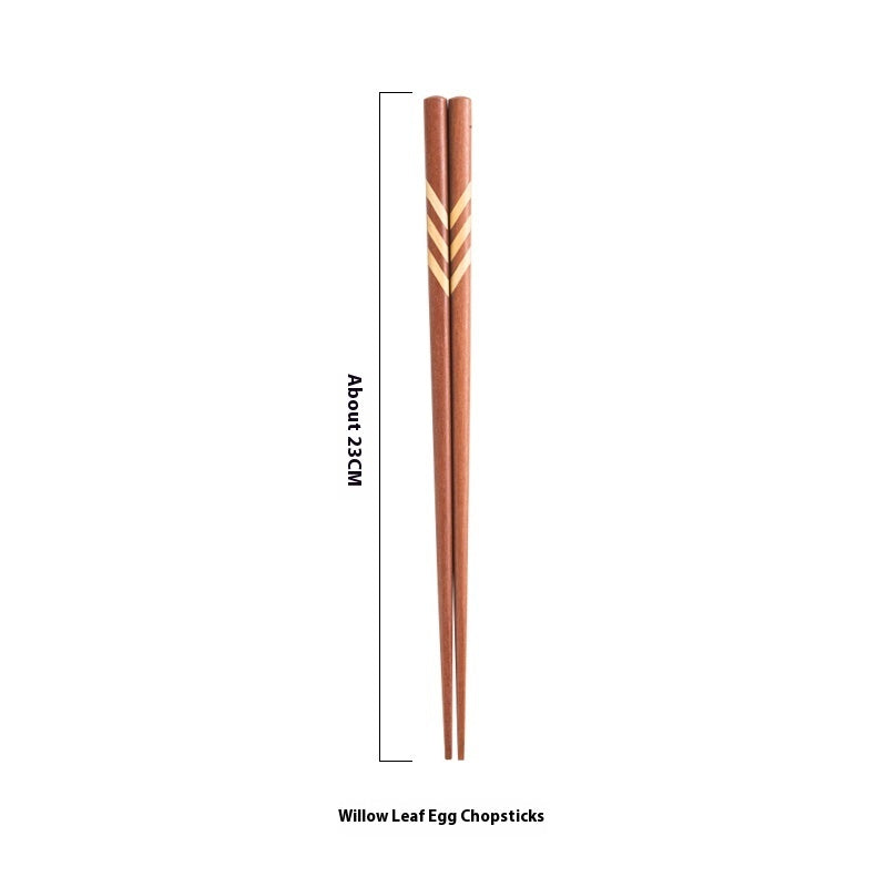 Japanese Mortise Style Chopsticks Gift Wooden Bowl Chopsticks Simple Rice Bowl Chopsticks