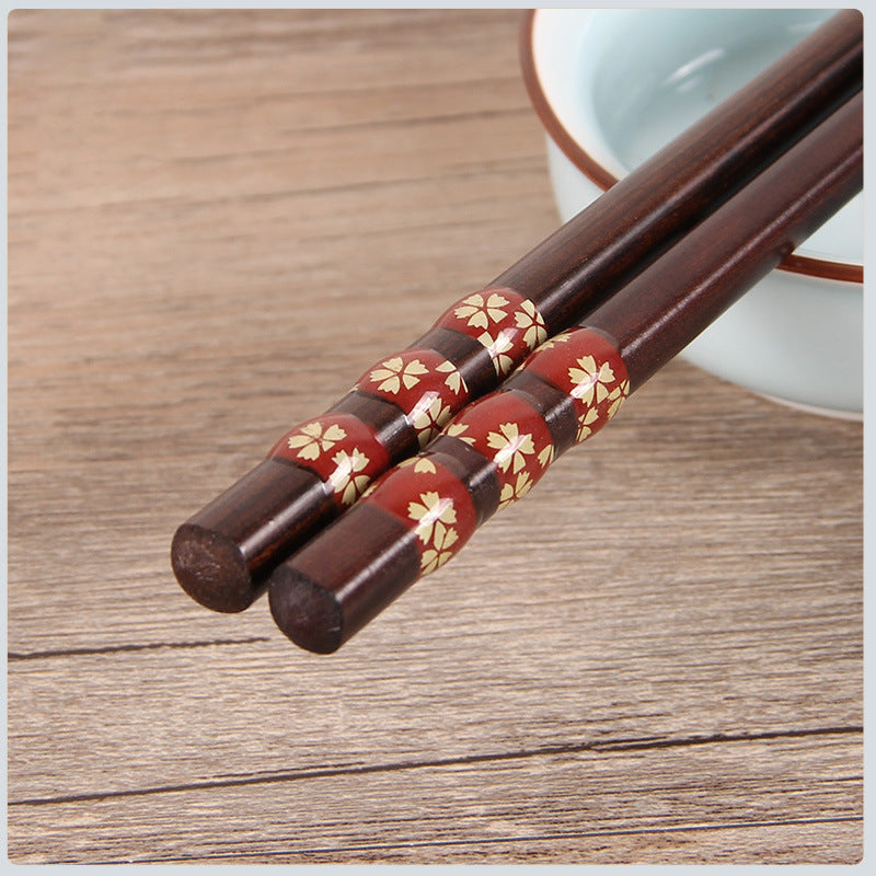 Wooden Japanese Style Chopsticks Household Craft Chopsticks Wooden Tableware