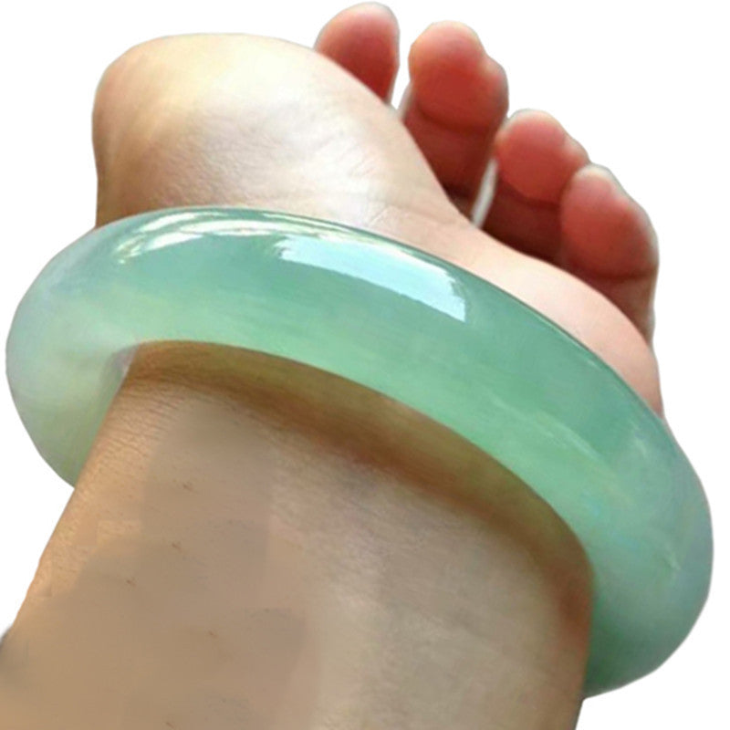 Women's Fashion Simple Ice-like Jadeite Jade Bracelet