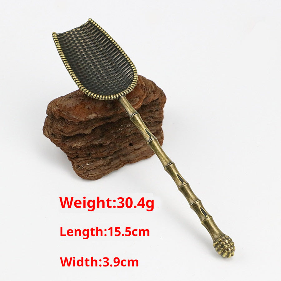 Utensils Alloy Antique Copper Tea Spoon