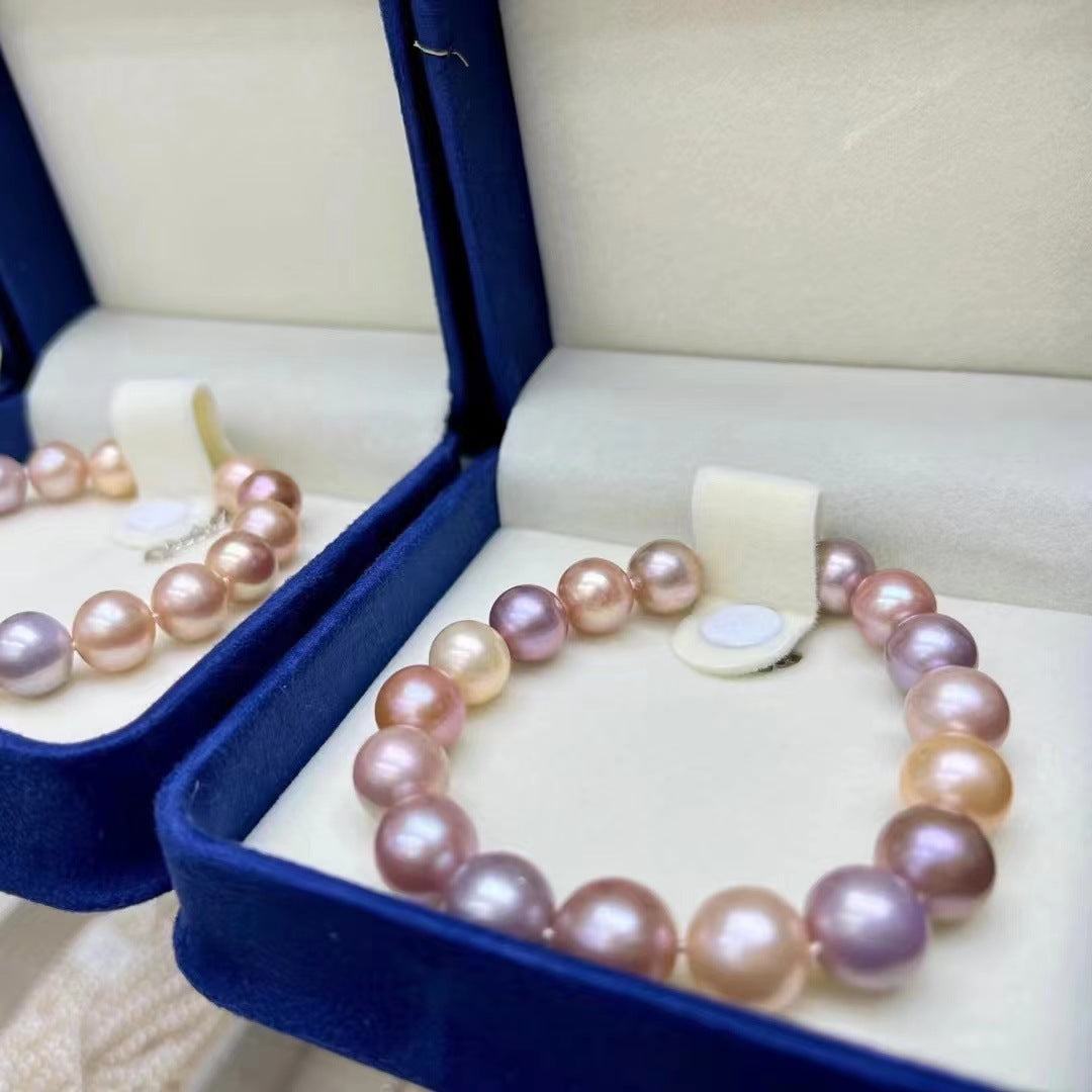 New Fashion 9-10mm Candy Color Freshwater Pearl Bracelet