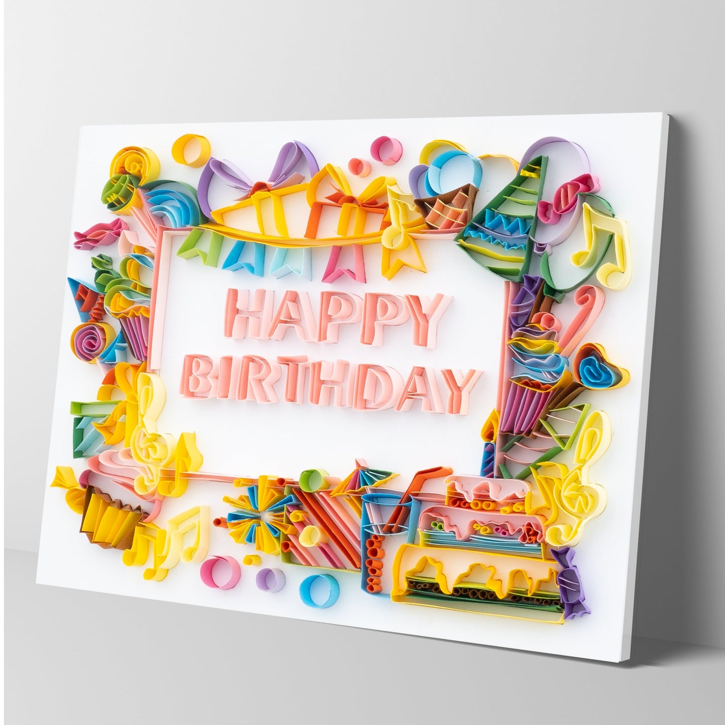 Quilted Paper Painting Creative Handmade Crafts