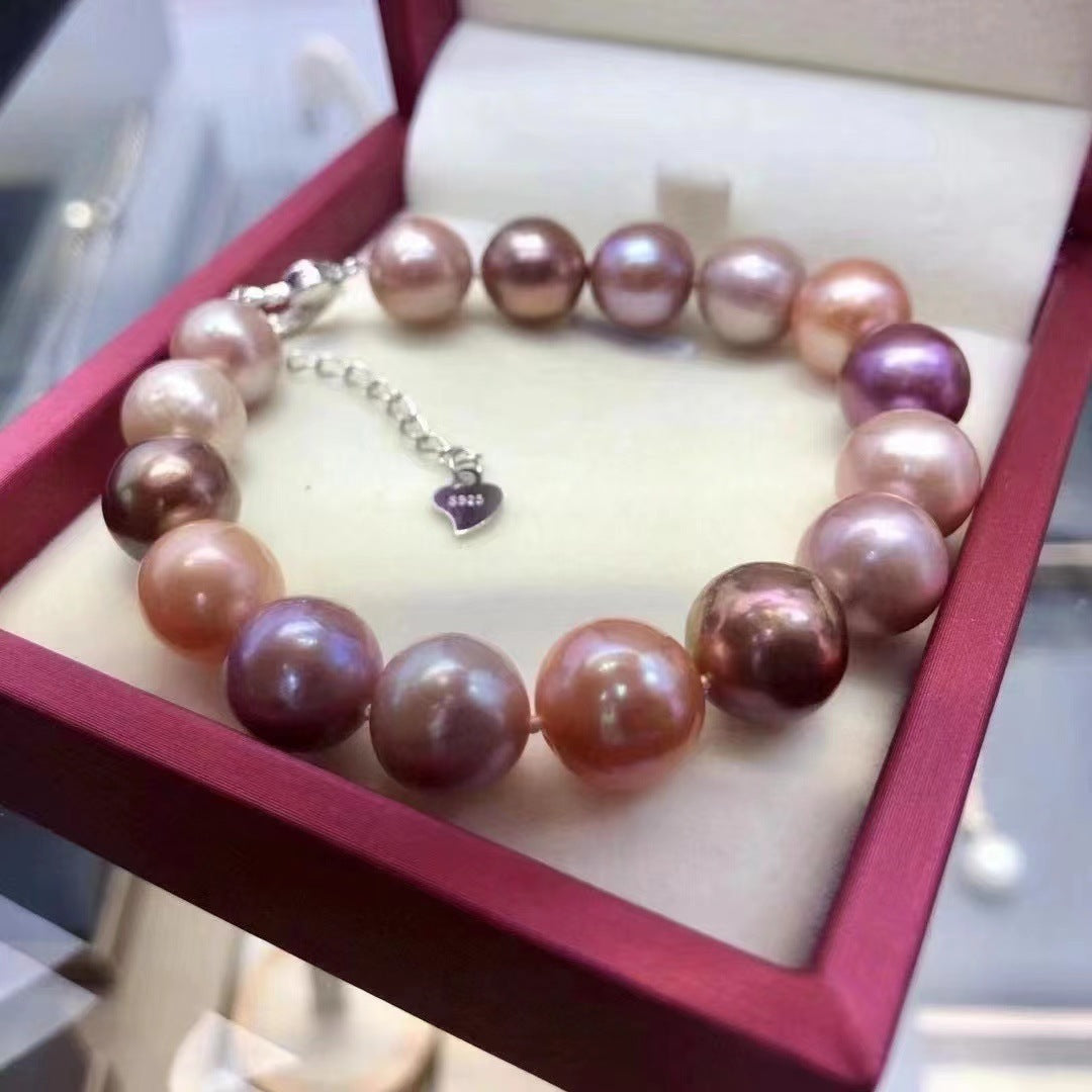 New Fashion 9-10mm Candy Color Freshwater Pearl Bracelet