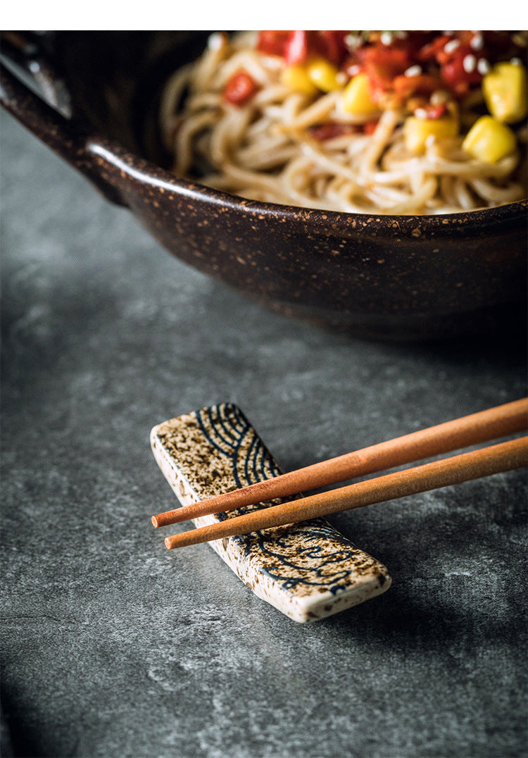 Creative Ceramic Chopsticks Rest Support Restaurant Ding Room