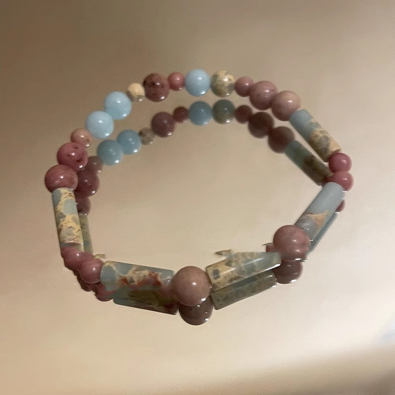 Beaded Bracelet For Women With A Retro And High-end Feel