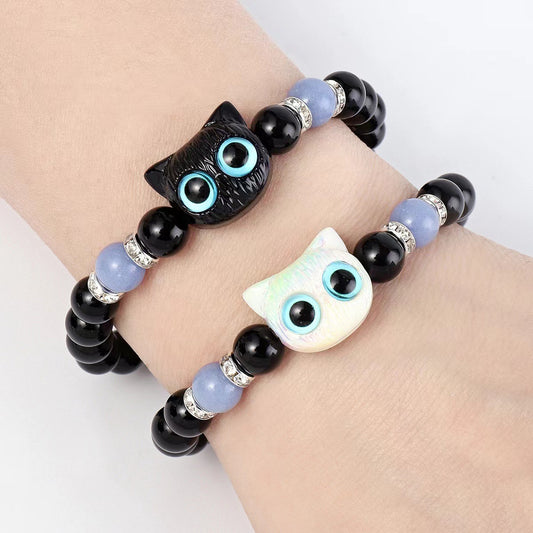 Night Luminous Original Cute Cheese Cute Kitty Bracelet