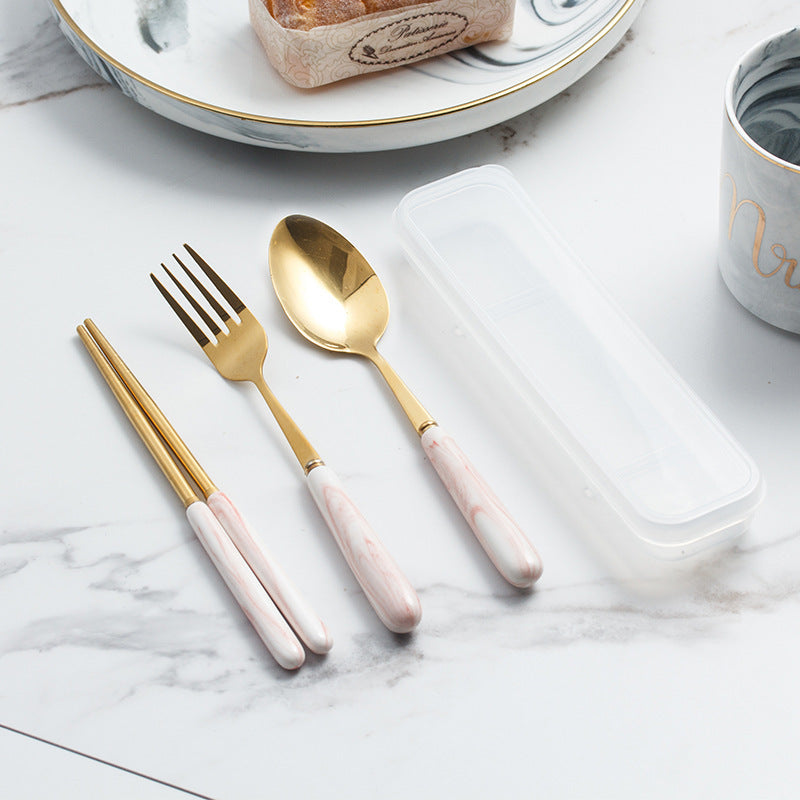 Stainless steel ceramic chopsticks