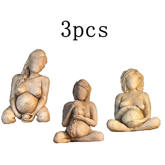 Mother Childbirth Women Statue Resin Crafts Ornaments