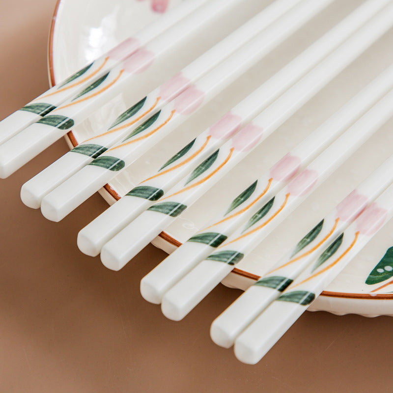 Domeiran Japanese Sakura Ceramic Chopsticks