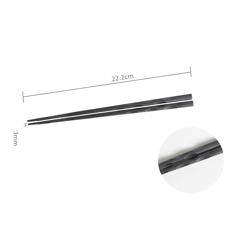 Household Stylish Pointed Chopsticks And Tableware