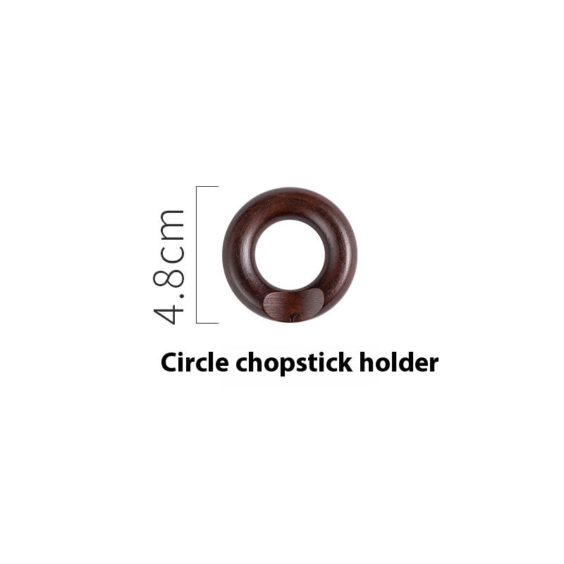 Japanese Style Wooden Chopsticks Shelf Spoon Bracket Creative Simple