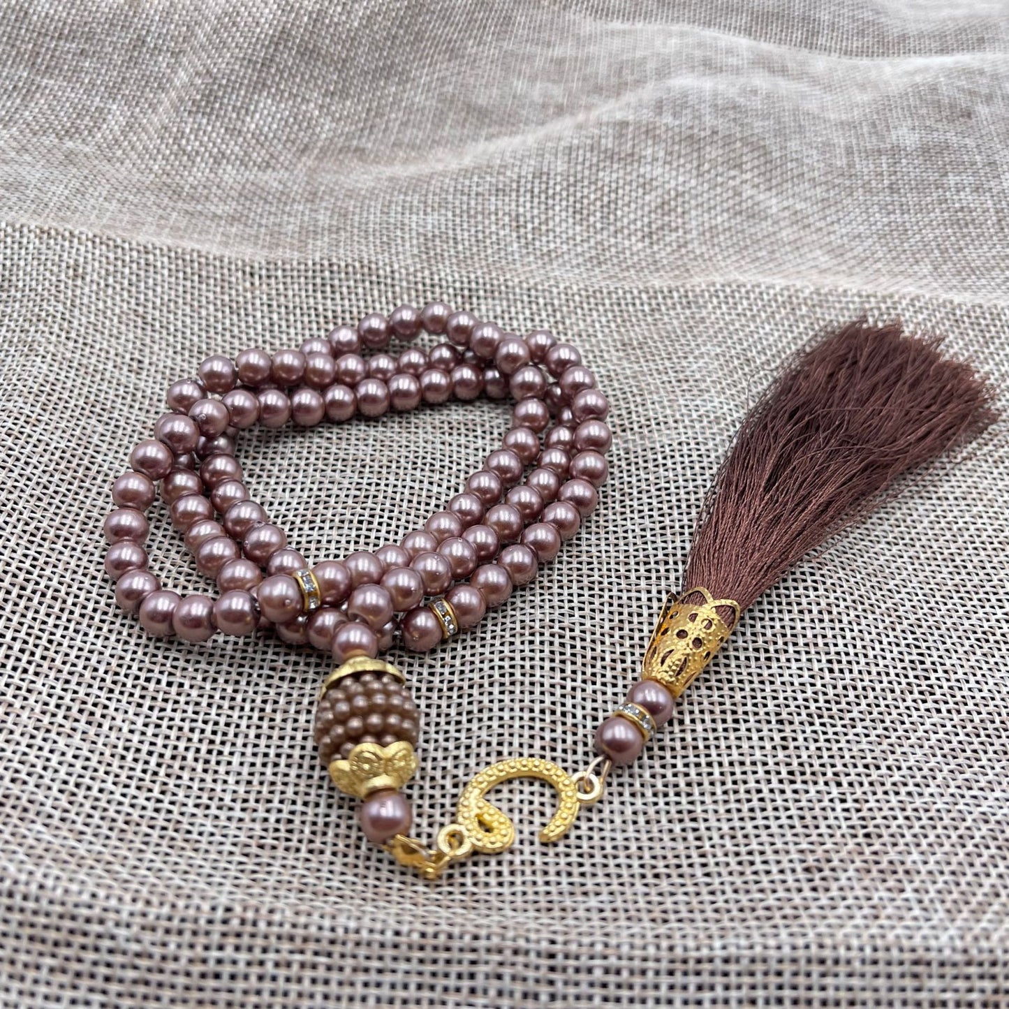 Original Hand String Pendant Glass Imitation Pearl