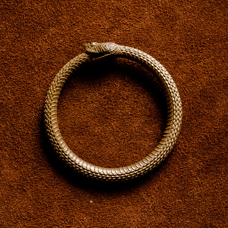 Fashion And Original Brass Snake Bite Key Ring