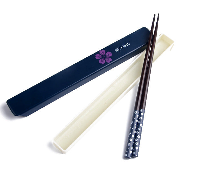 Children's Chopsticks Box Plastic Student Tableware Storage Box