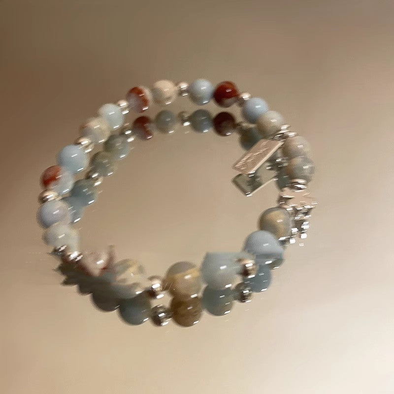 Beaded Bracelet For Women With A Retro And High-end Feel
