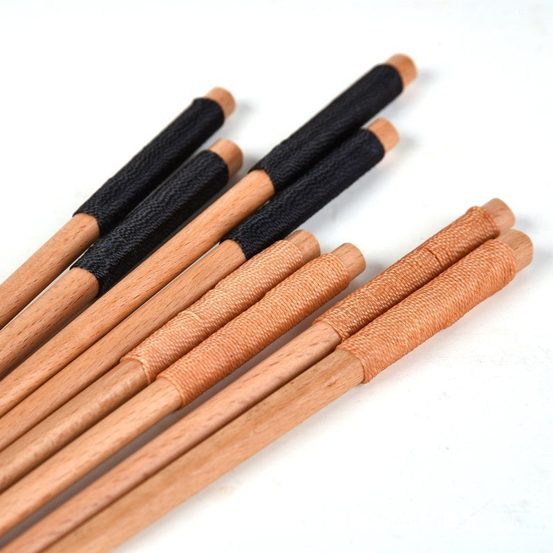 Japanese Beech Four Corners Wrapping Solid Wood Chopsticks