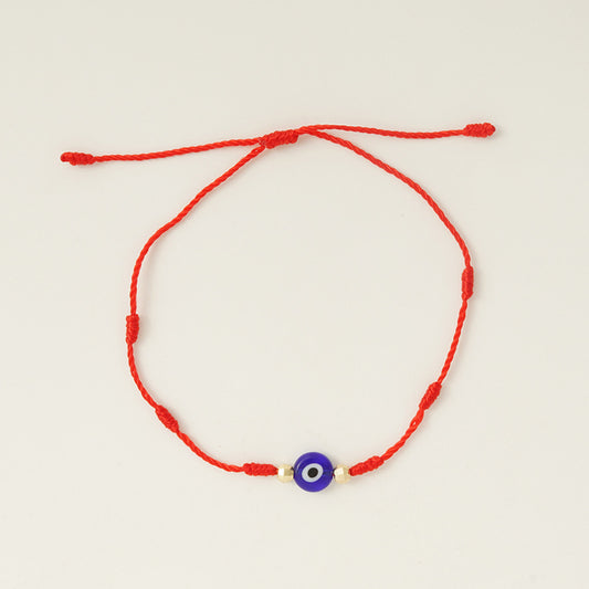 Simple And Generous Hand-woven Adjustable Couple Friendship Red String Bracelet