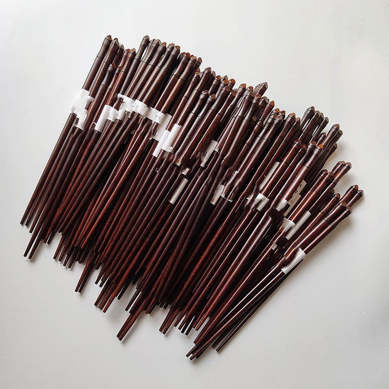 Craft Muzi Solid Wood Old Lacquer Gift Chopsticks