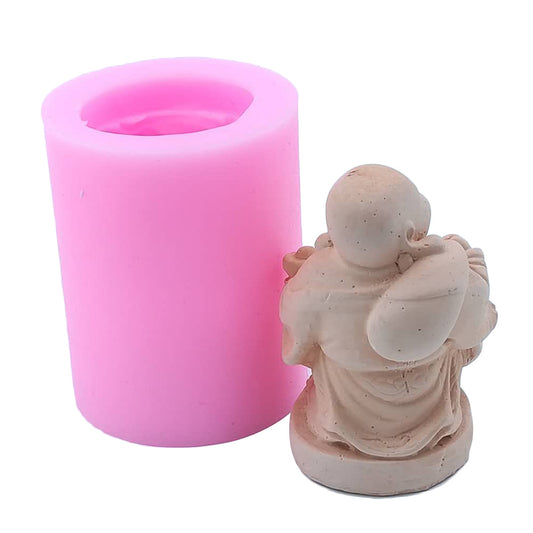 D Three Dimensional Small Buddha Statue DIY Candle Handicrafts