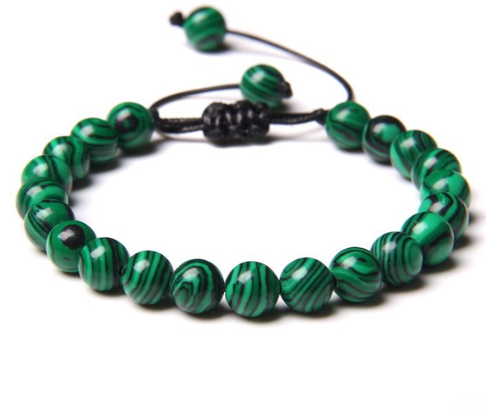 Marble Amazon Yoga Bracelet DIY Foreign Trade Supply Cross-border European And American Agate Bead Bracelet