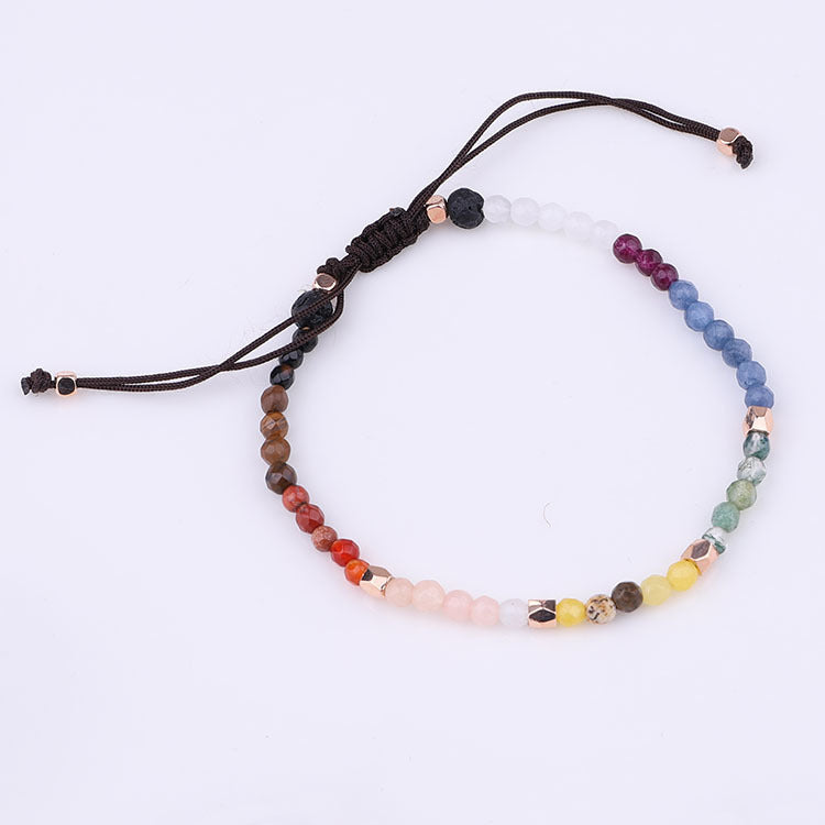 Twelve Constellation Mixed Stone Bracelet