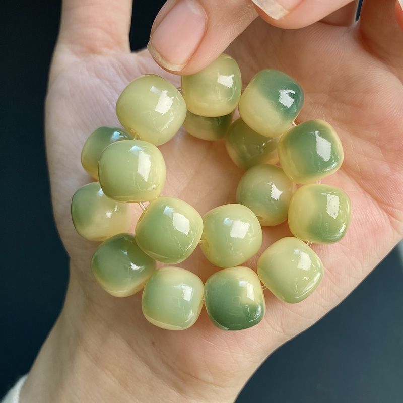 Women's Fashion Simple Pure Natural Small Lime Bodhi Root Bracelet