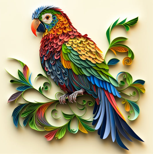 Quilted Paper Painting Creative Handmade Crafts