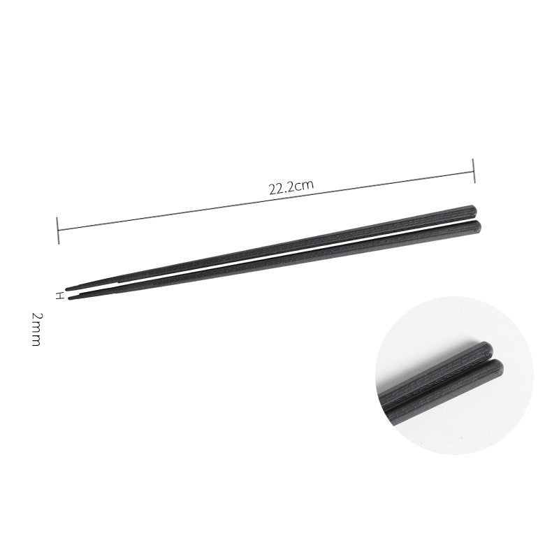 Household Stylish Pointed Chopsticks And Tableware