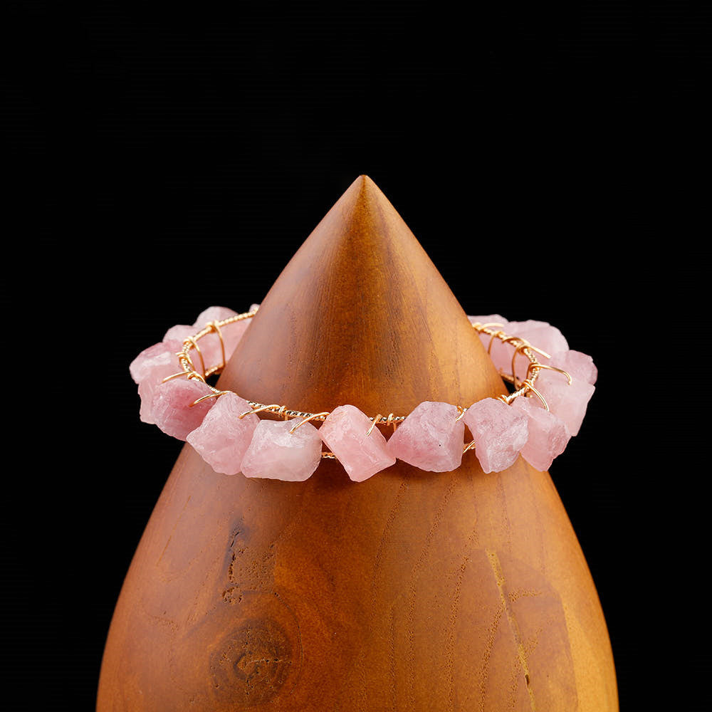 Ladies Reiki Bracelet Rose Citrine Stone